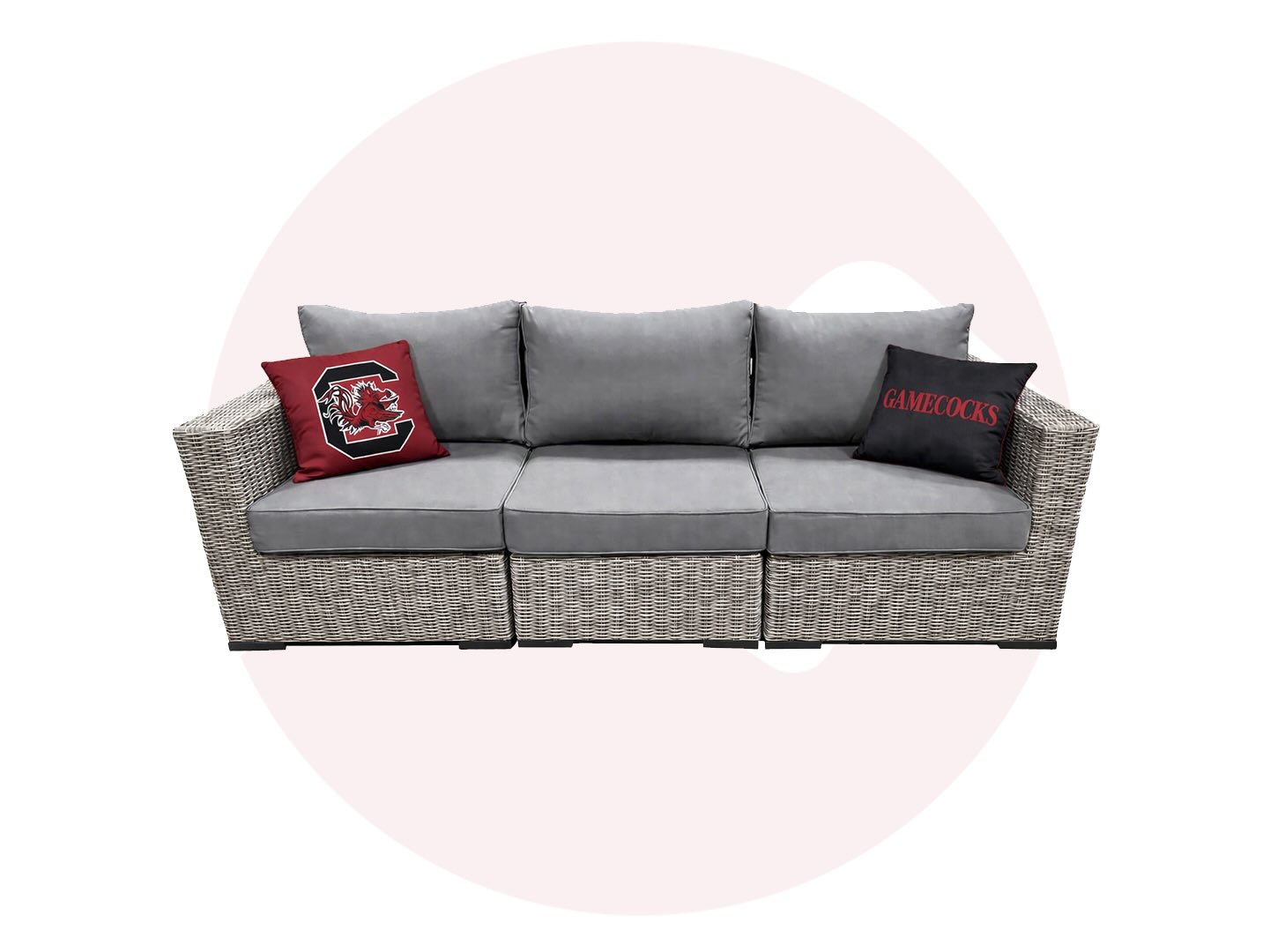 tailgate-Sofa-Gamecock-Pillows